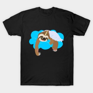 Slothicorn sleeping on a cloud T-Shirt